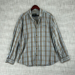 Eddie Bauer Men's long sleeve size L button down shirt 0880